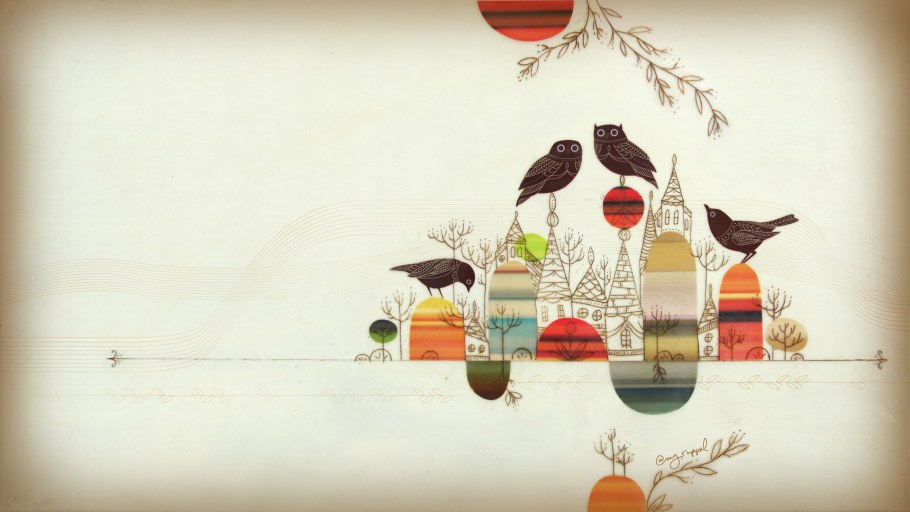 Афреско тропические листья