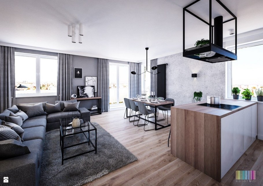 Кухни с островом в современном стиле