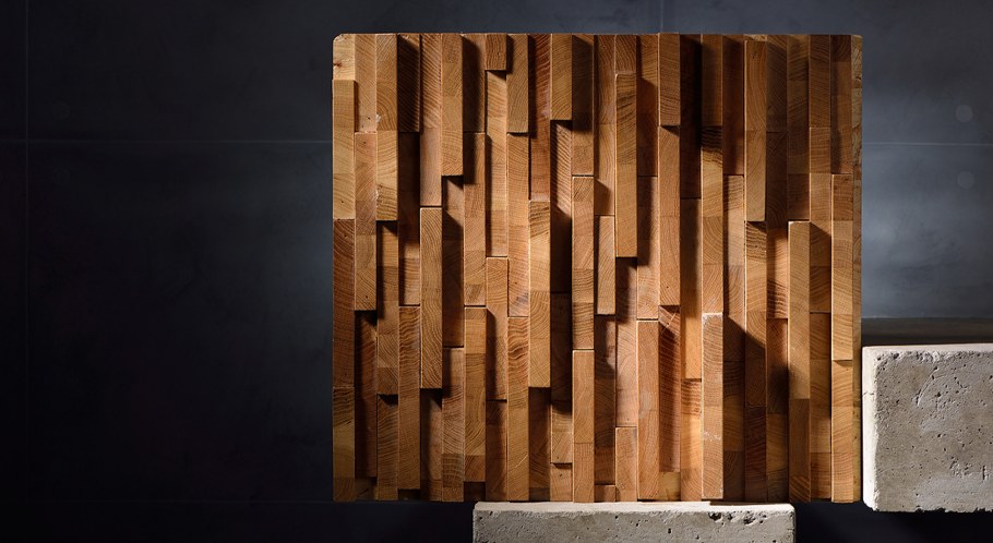 Объемная деревянная панель
