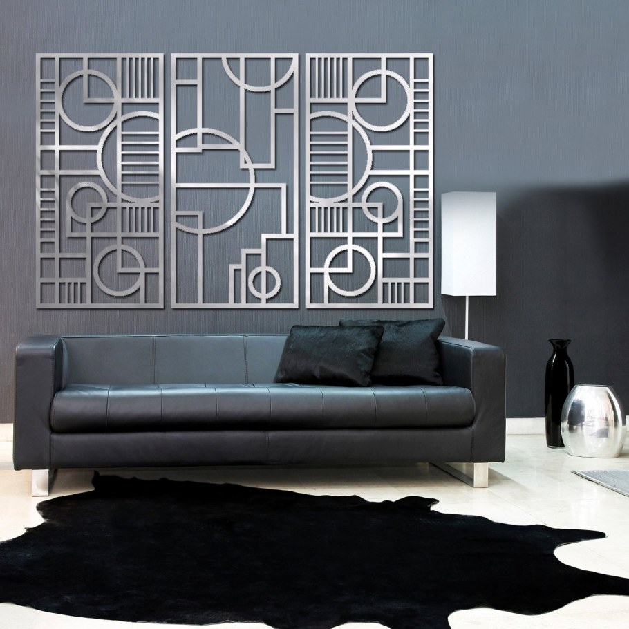 Металлический декор в интерьере