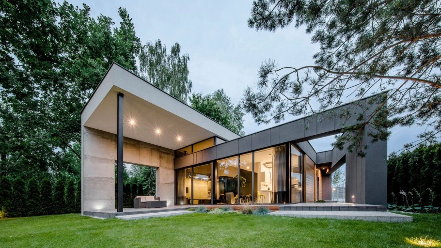 Современная архитектура загородных домов