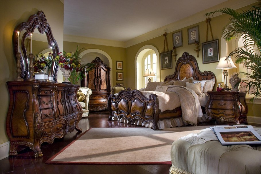 Деревянная кровать Chateau Beauvais