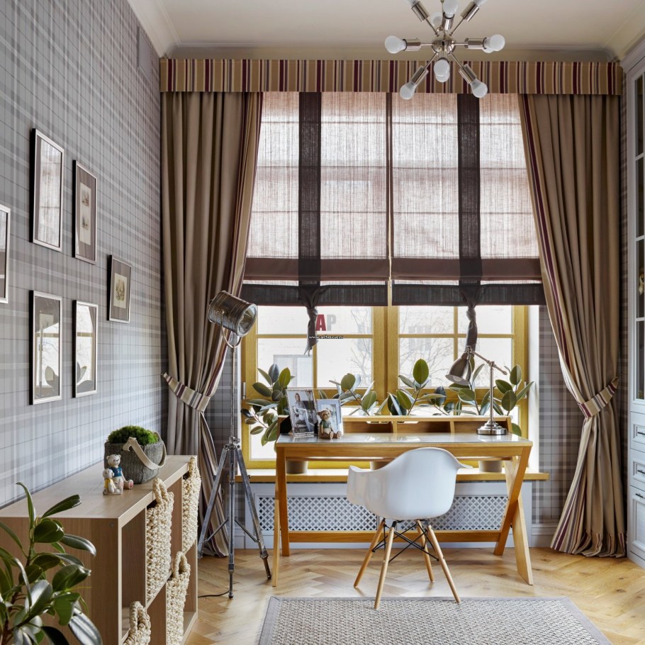 Римские шторы в интерьере