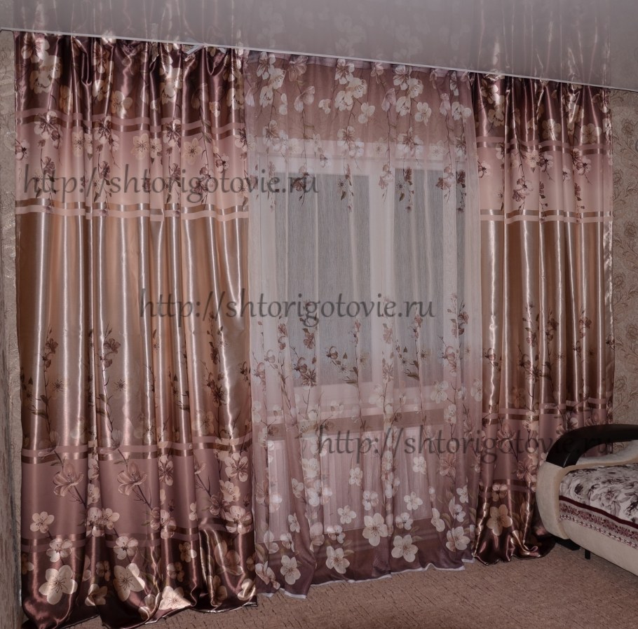 Красивая тюль в зал