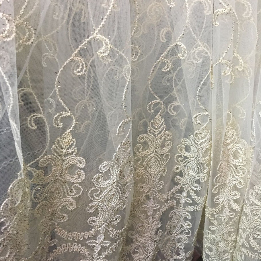 Тюль занавеска Mesh embroiddery Curtain 140*260 модель gzg134-3 Royal Union