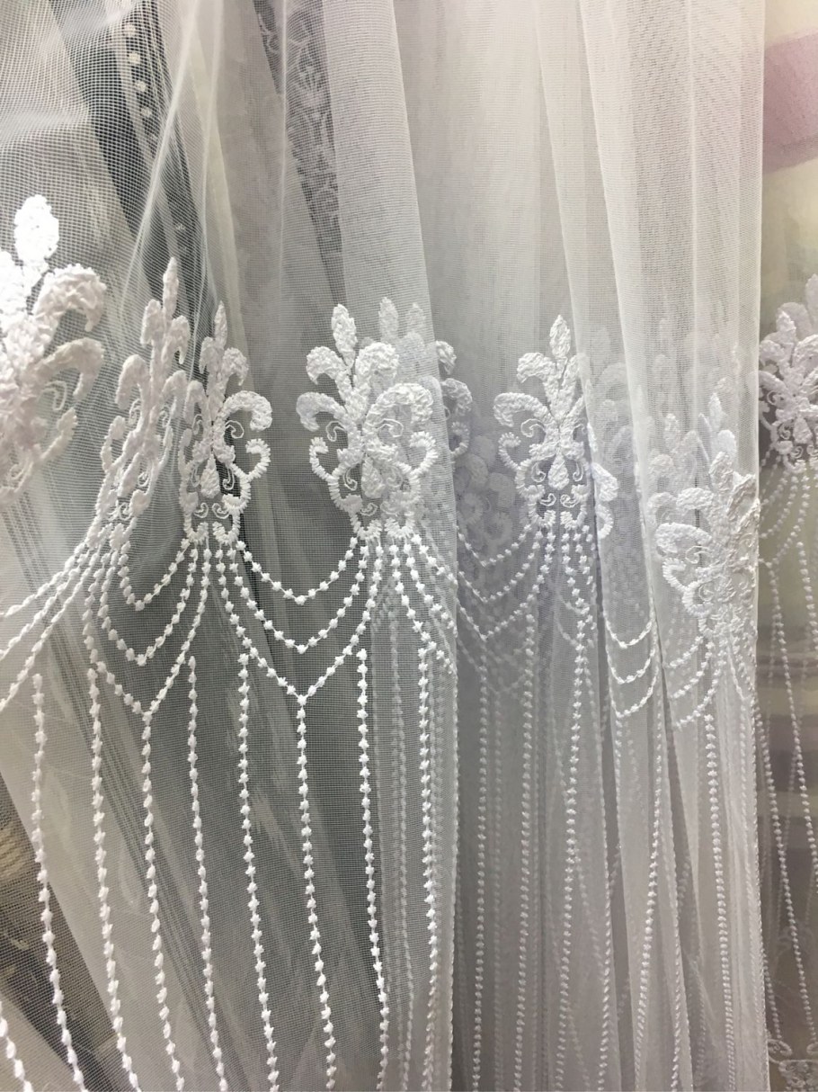 Ажурная кружевная тюль