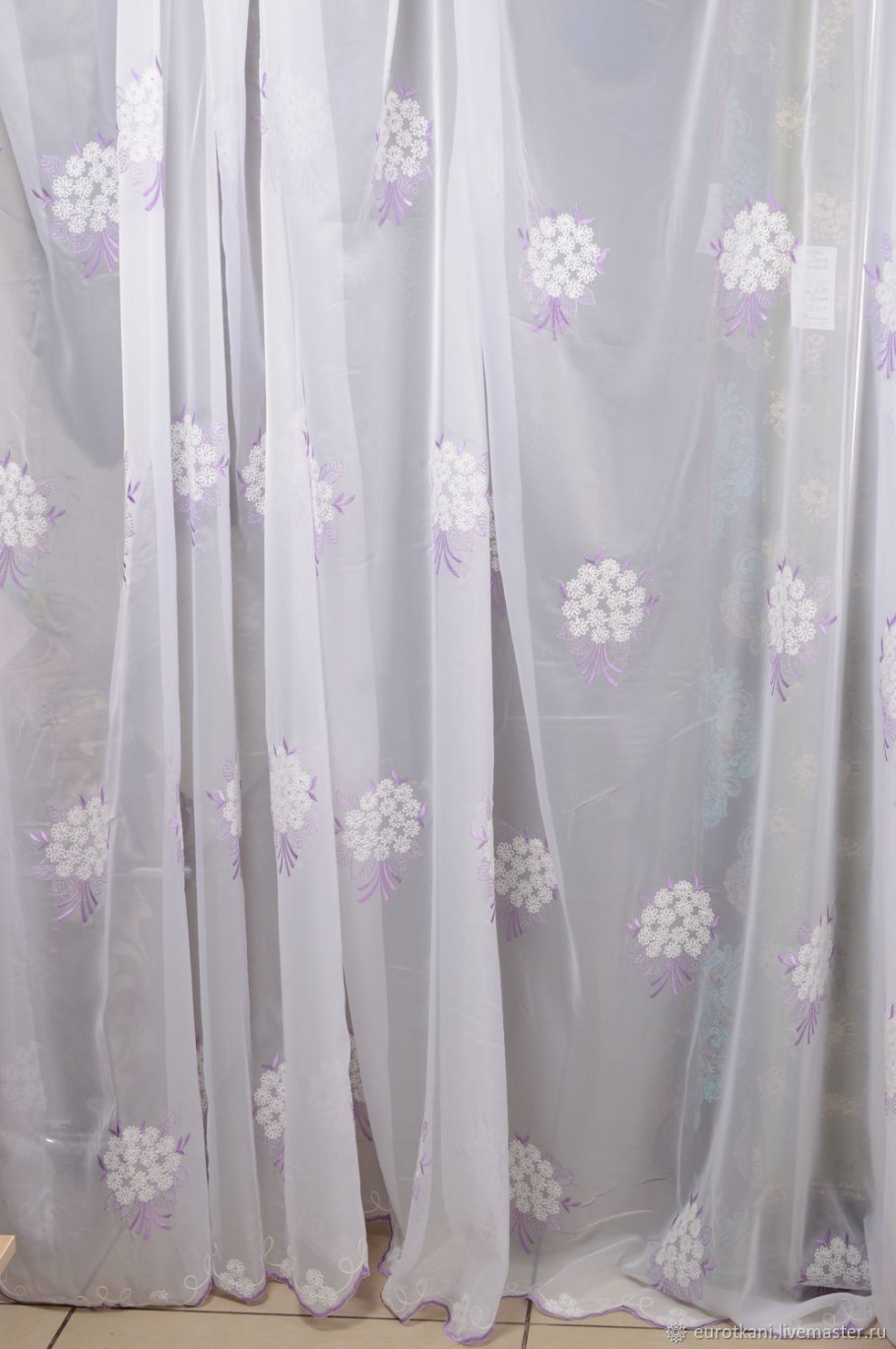 Тюль турецкая 68184 вуаль "французская"