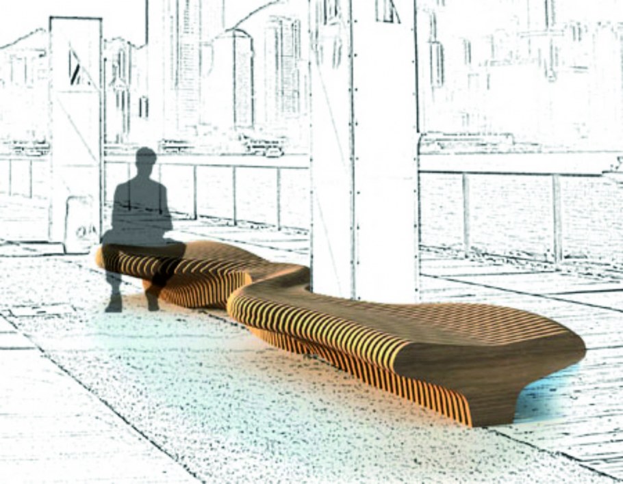 Параметрическая мебель для парка