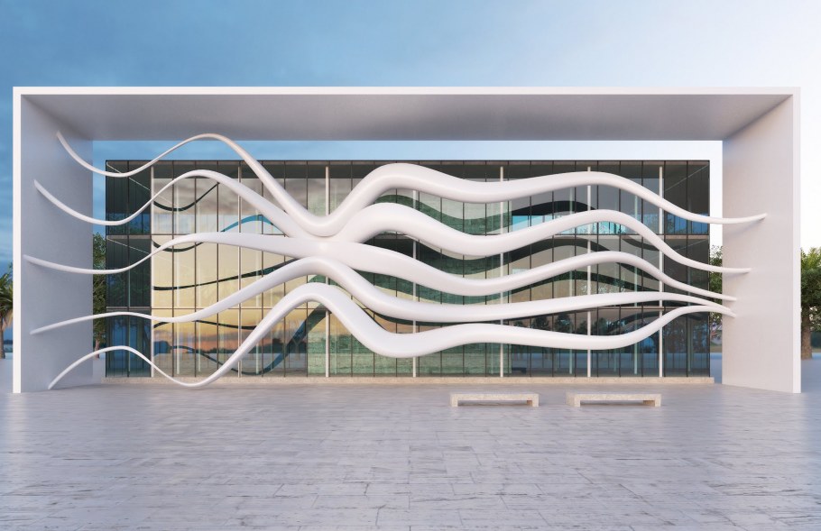 Бионика фасад 3d Max