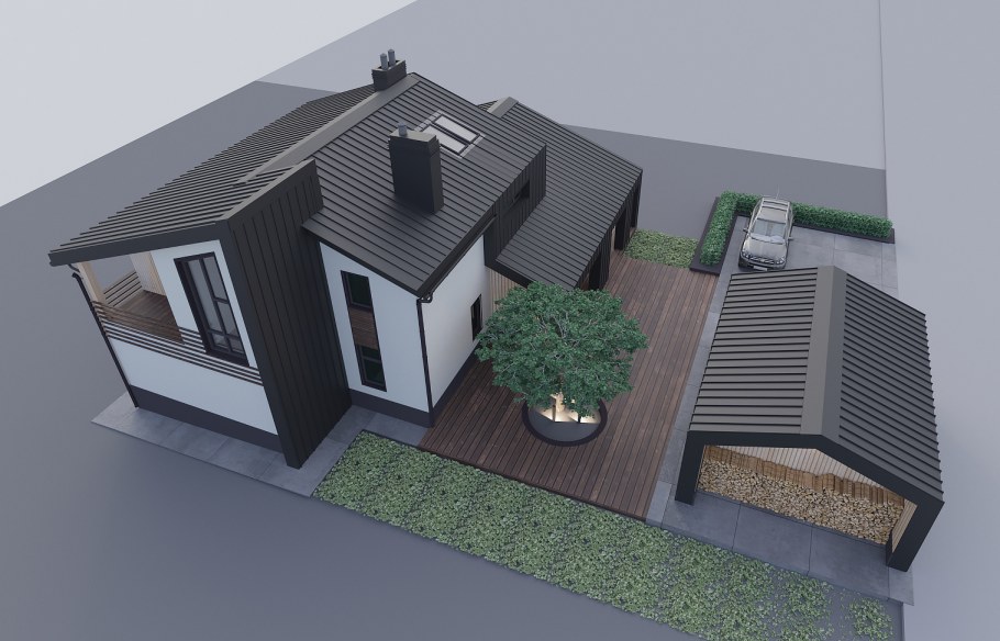 Барнхаус разрез