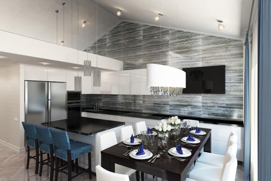 Зеркало в обеденной зоне