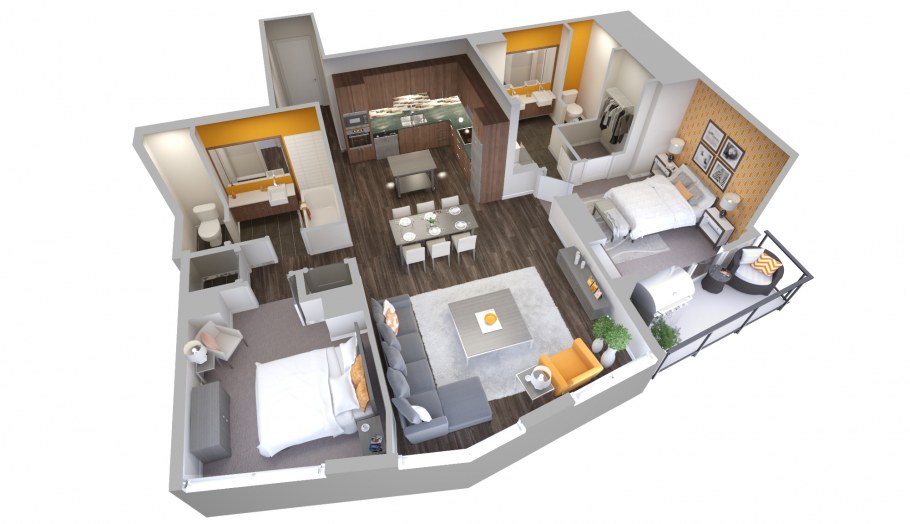 Floorplan 3d проекты