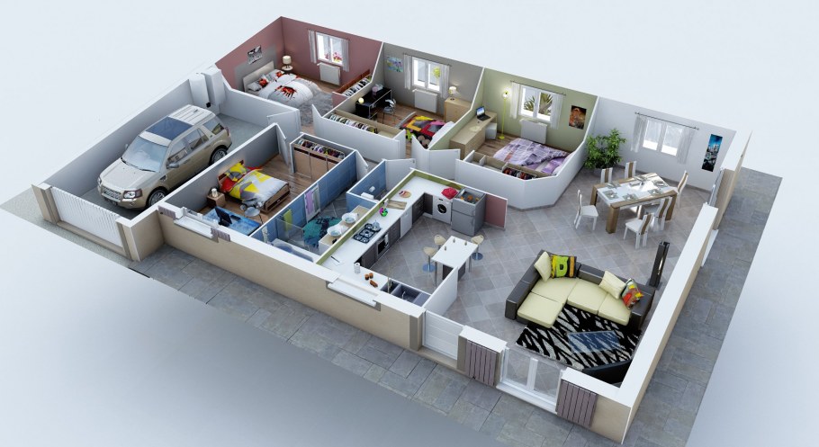 Floorplan 3d проекты