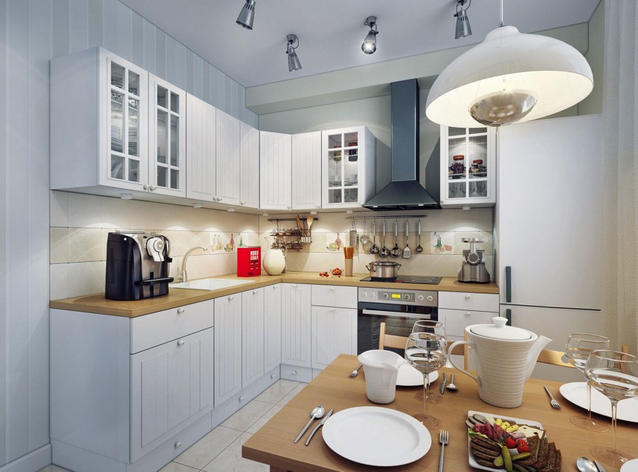 Кухня икеа белая 3 метра