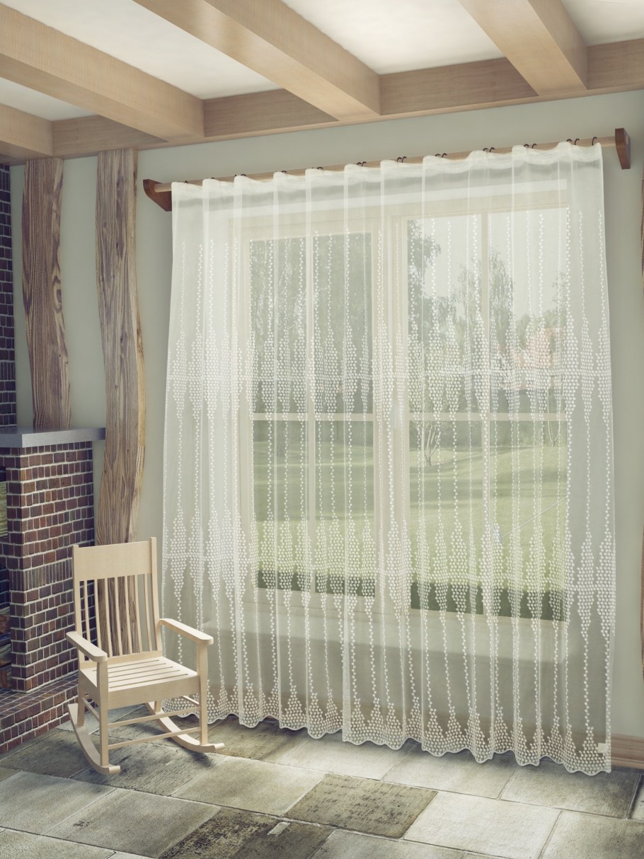 Тюль Sanpa Женевьева на ленте 260 см