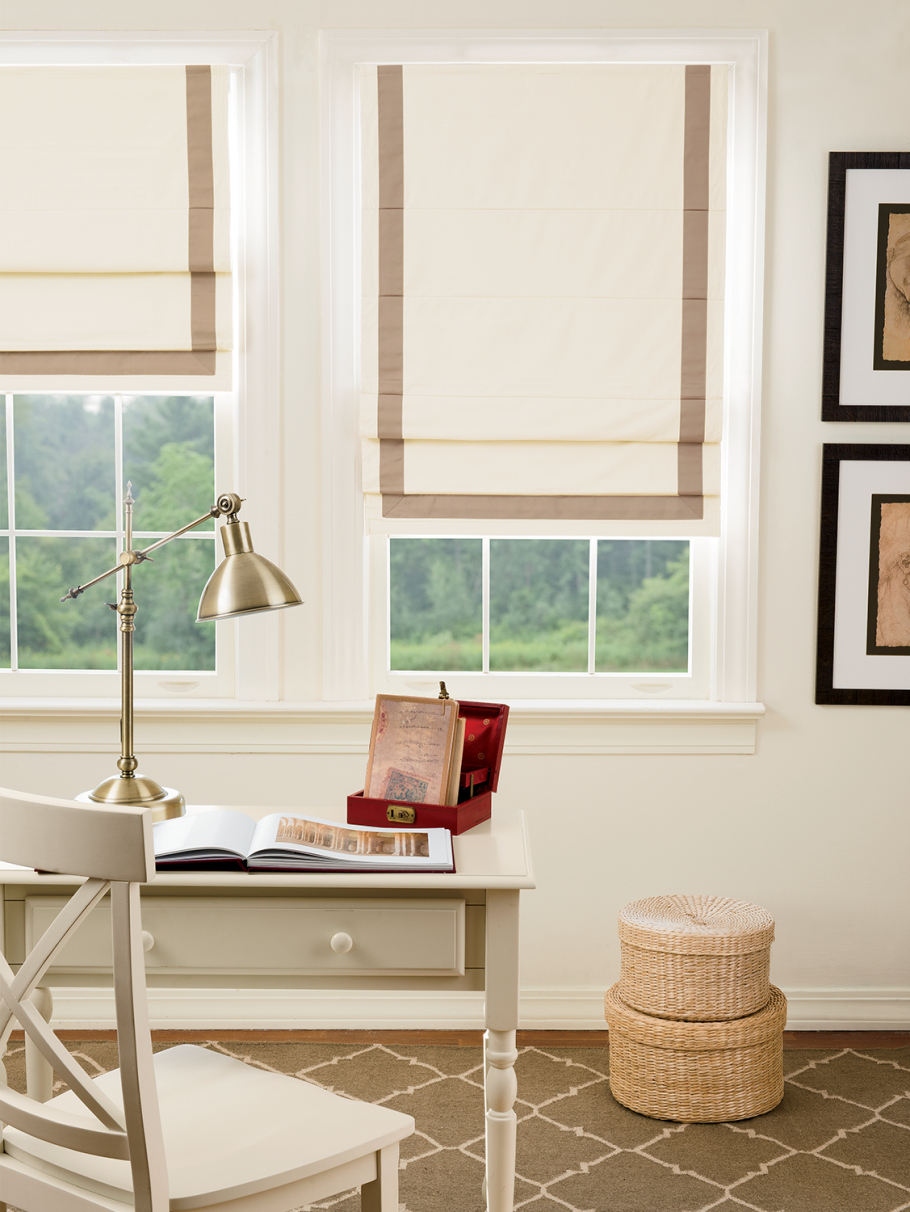 Римская штора черная