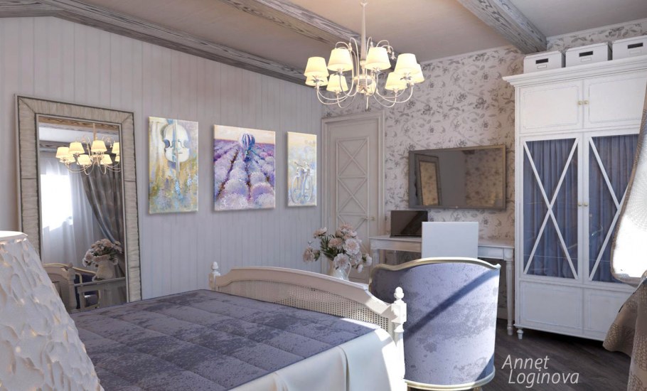 Спальня в стиле Прованс