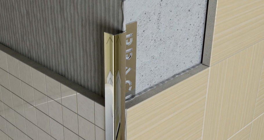 Профиль для плитки нерж. Сталь 9 мм, 2,7 м (к-10нс-2700-001)