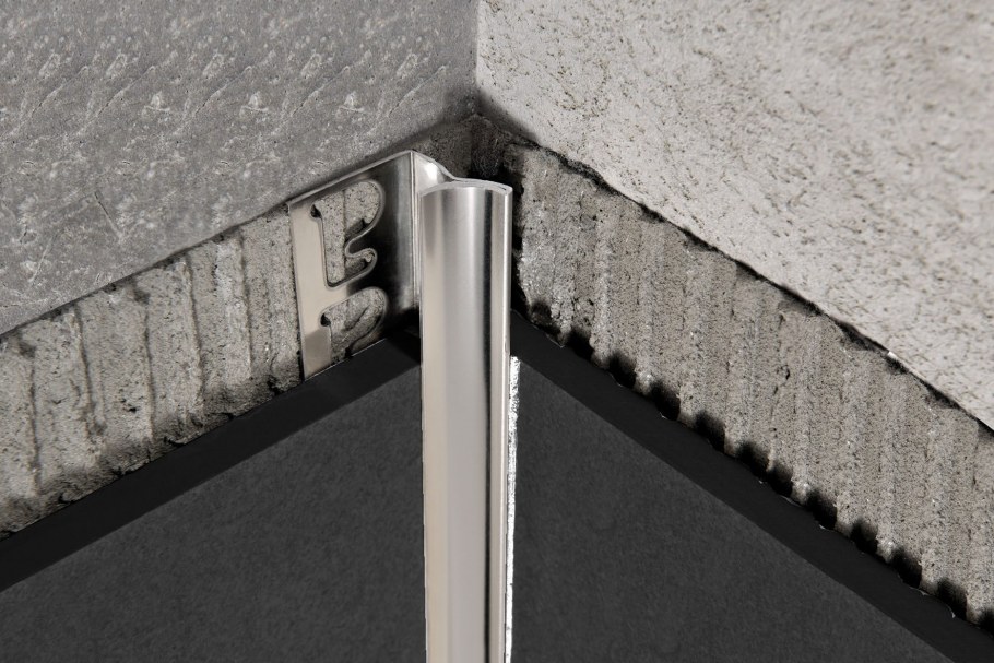 Профиль для плитки нерж. Сталь 9 мм, 2,7 м (к-10нс-2700-001)