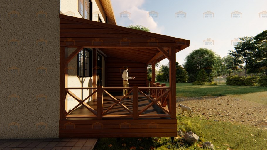 Веранда к дому в Иваново