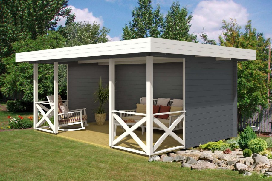 Односкатная беседка 4х5