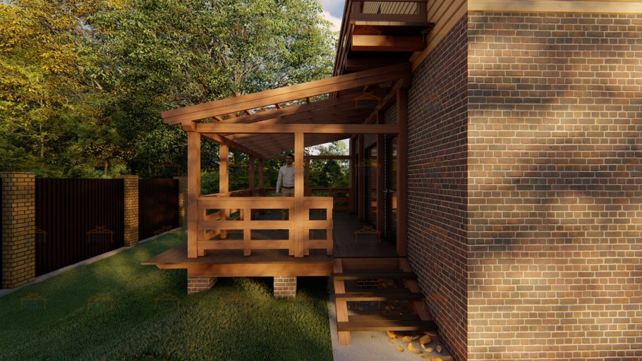 Веранда из 40 доски