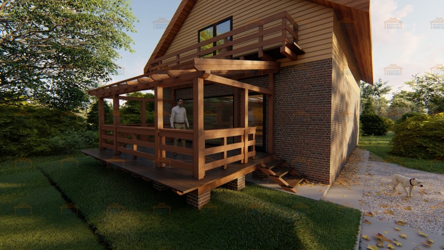 Веранда на даче