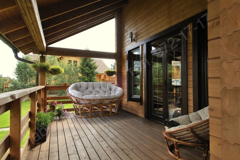 Терраса из бруса