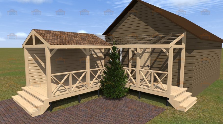 Угловая терраса