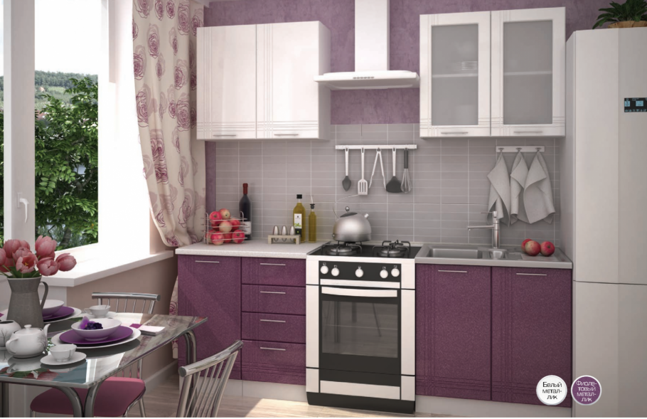 Кухня струна Сурская мебель