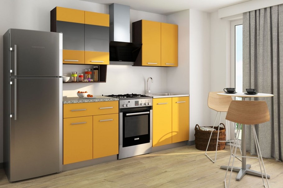 Кухня София-3 венге/лайм