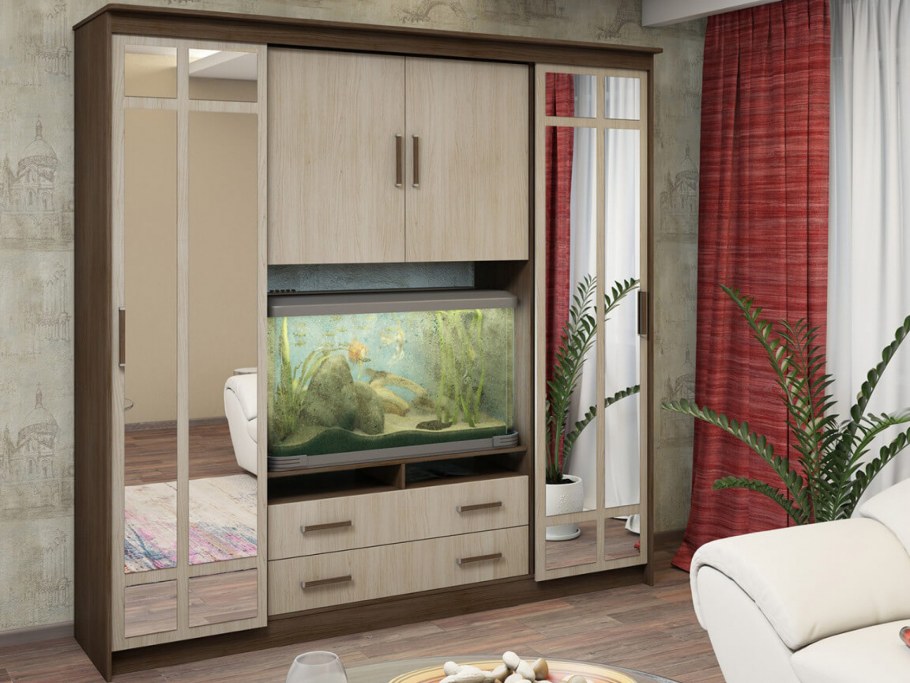 Шкаф-купе уют-4 (Пеликан)