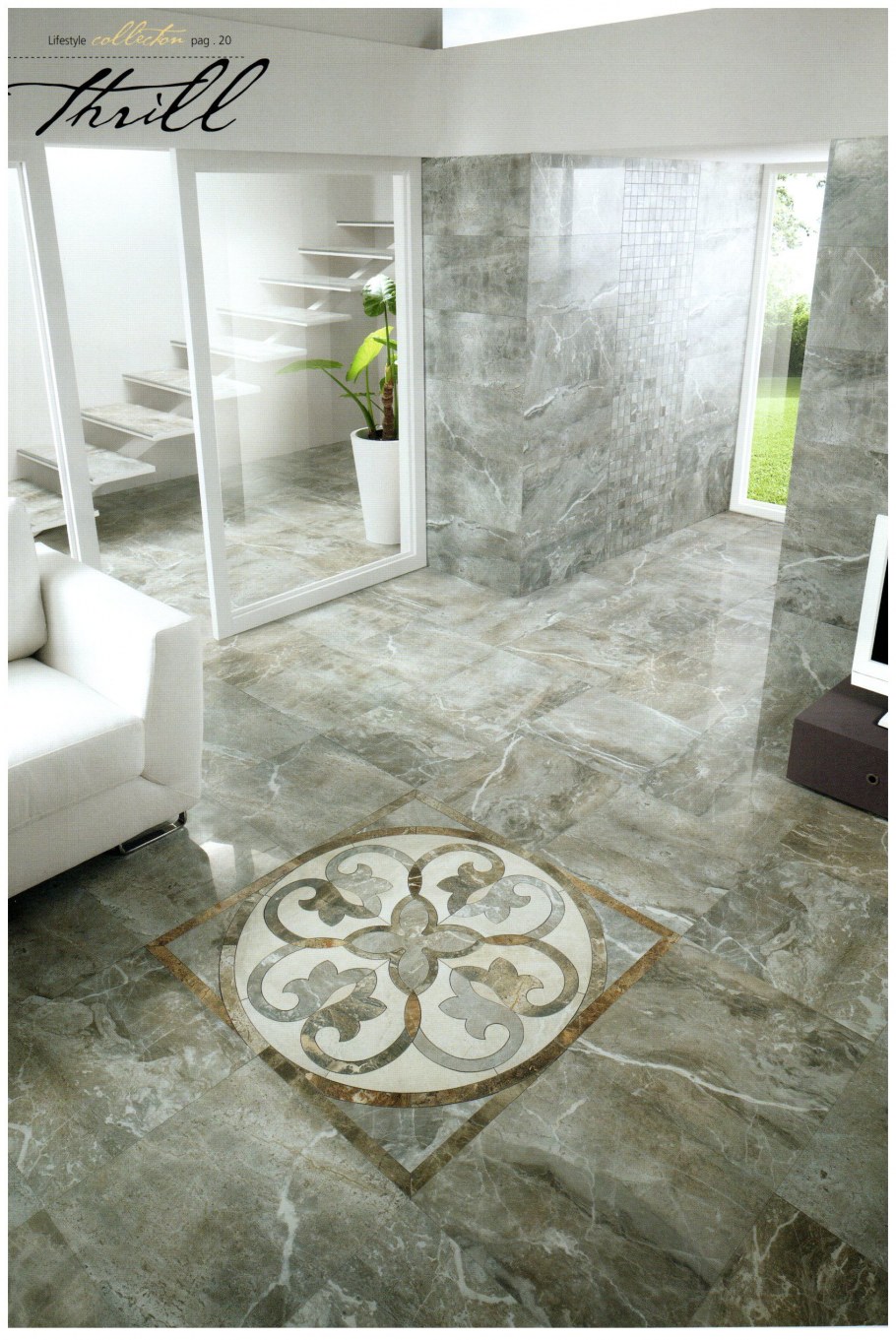 La fabbrica плитка в интерьере