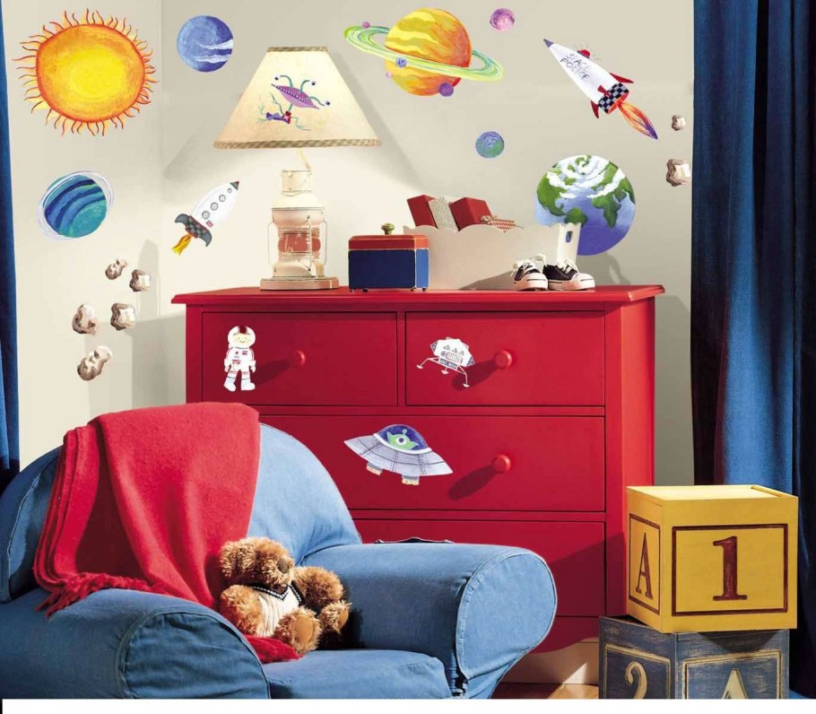Декор детской комнаты для мальчика