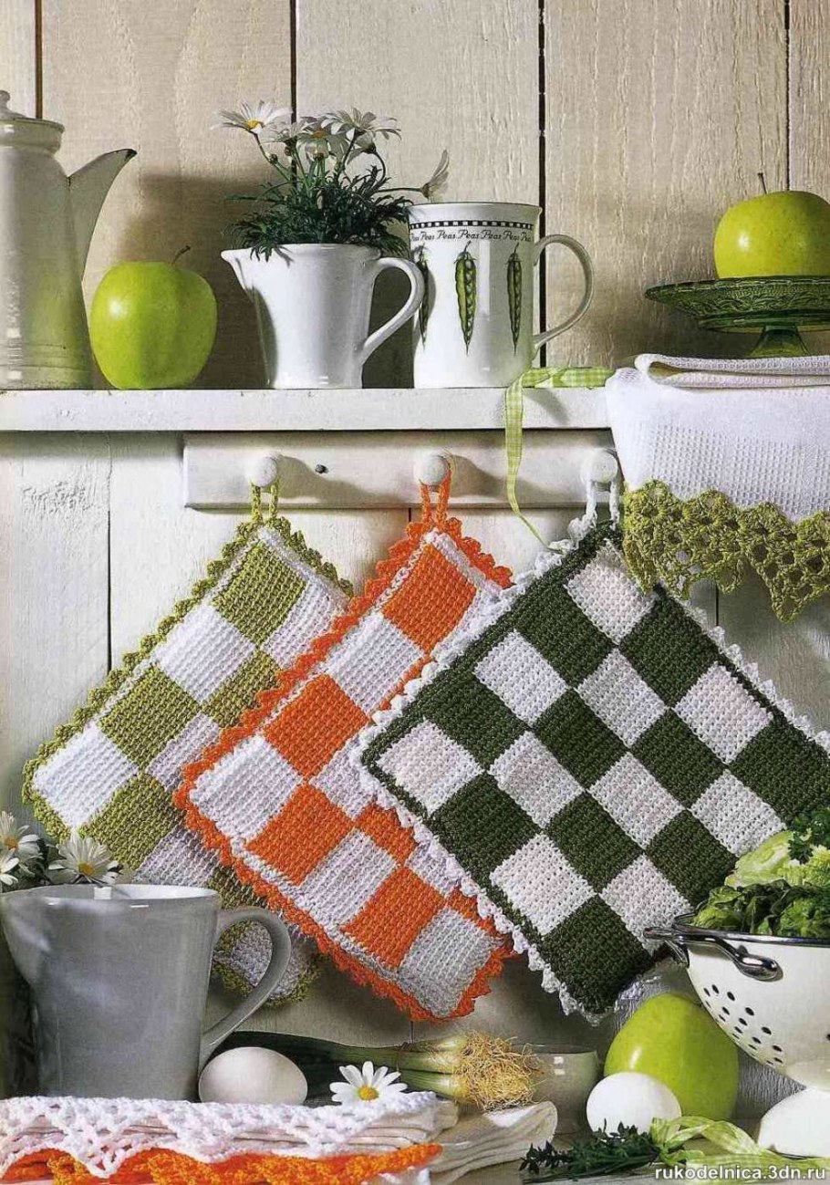 Вязаный интерьер