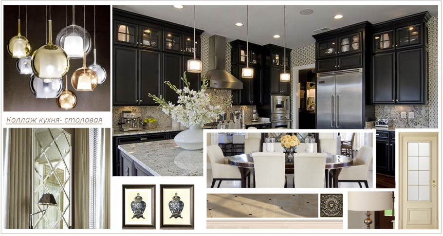 Фотоколлаж на кухне
