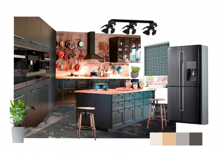 Лофт мебель кухни мудбортюд