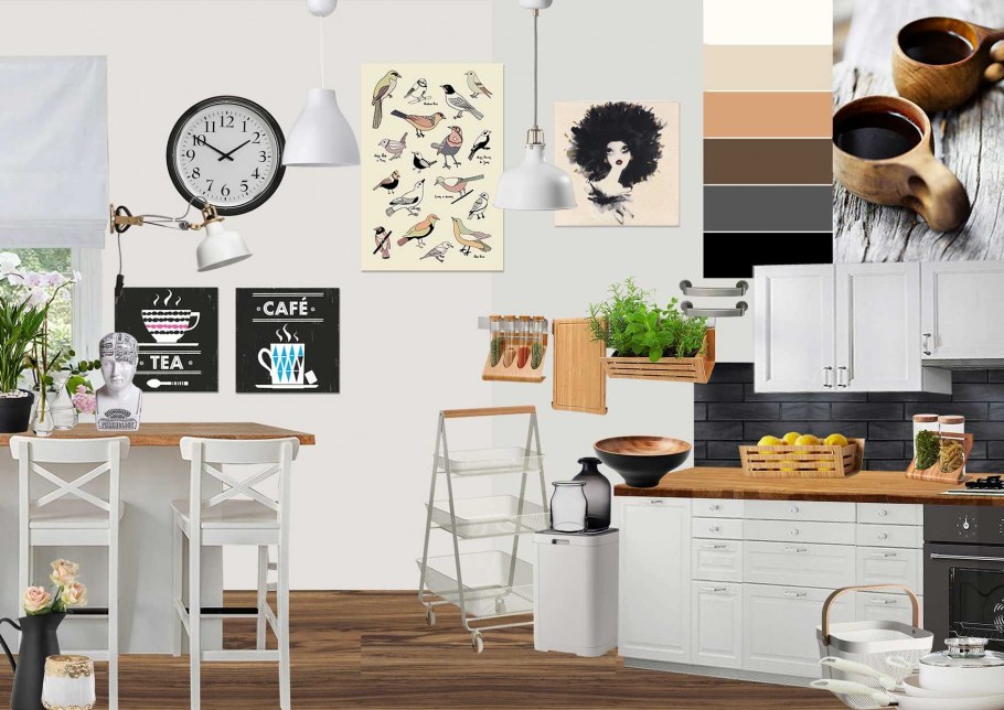 Мудборд Скандинавский стиль