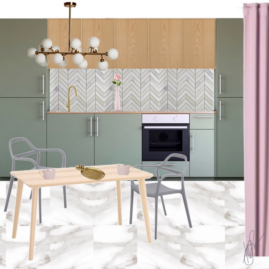 Кухня коллаж Минимализм