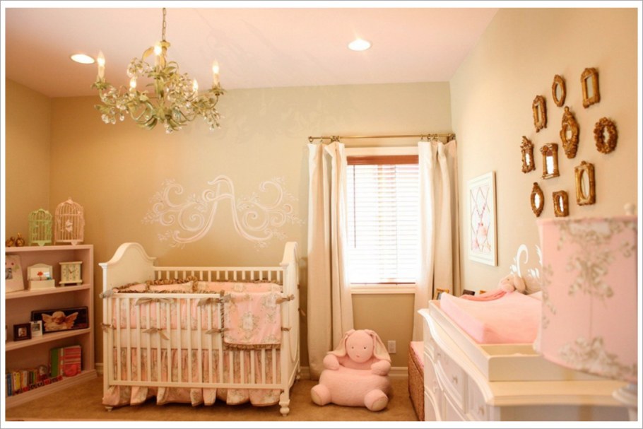 Комната для младенца девочки