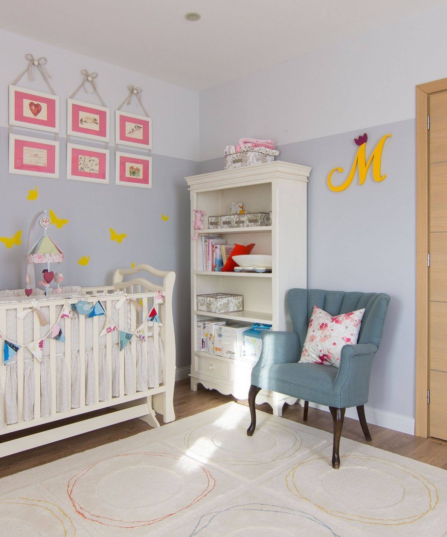 Милые детские комнаты для новорождённых