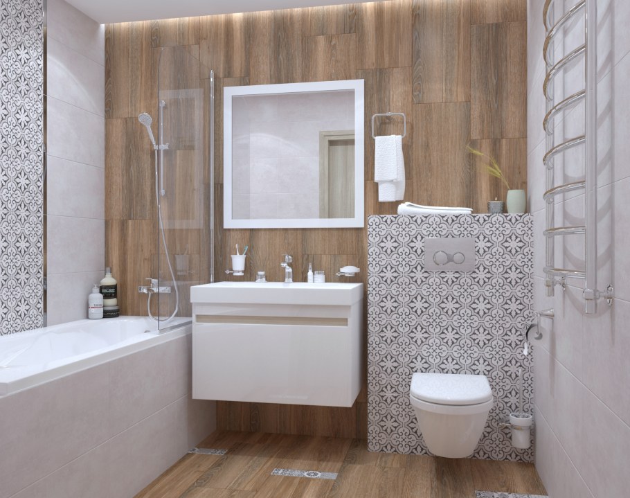 Керамогранит декор Винтаж Вуд 6060-0289