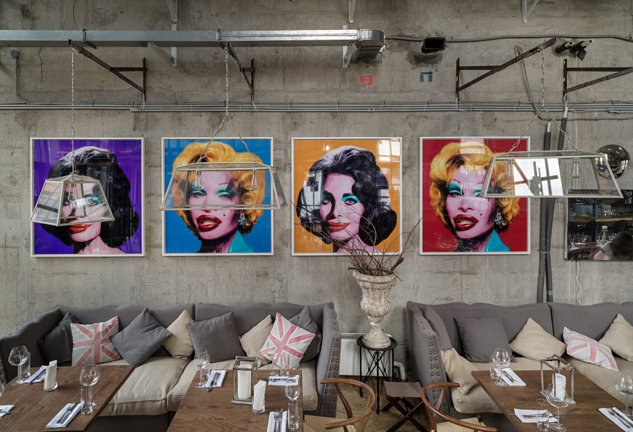 Квартира в стиле поп-арт и лофт