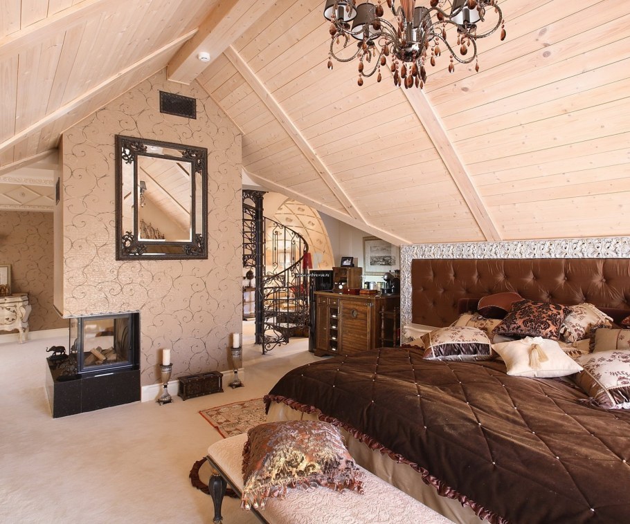 Спальня в загородном доме