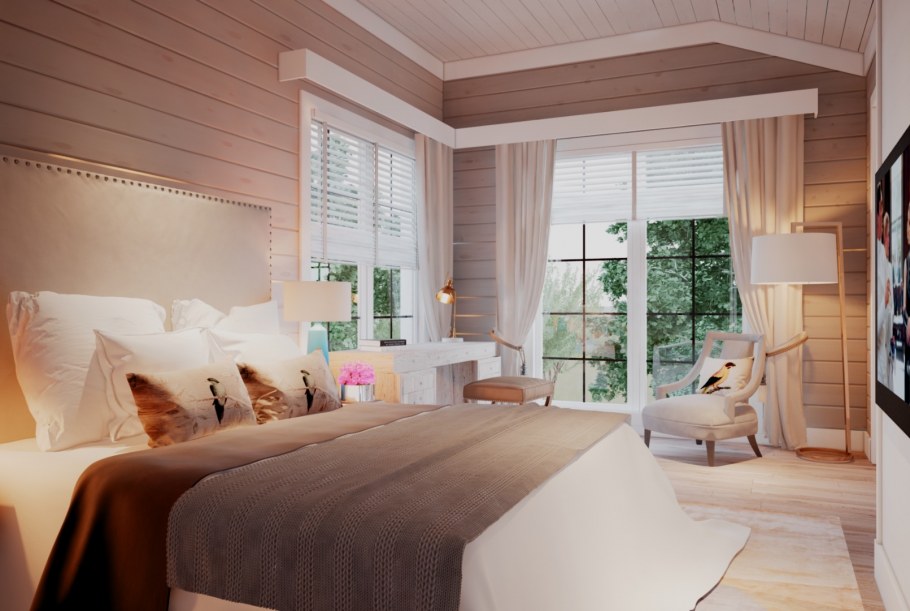 Вагонка в интерьере