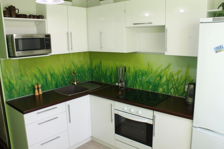 Фартук для зеленой кухни
