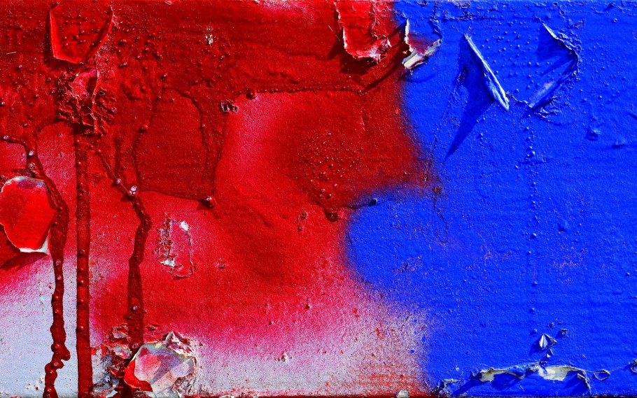 Красный и синий