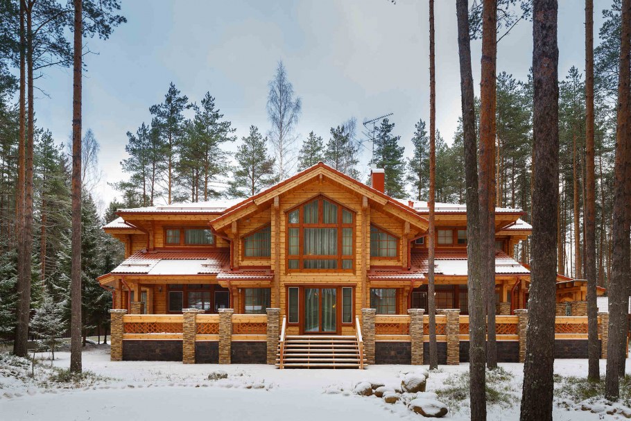 Финский сруб Хонка