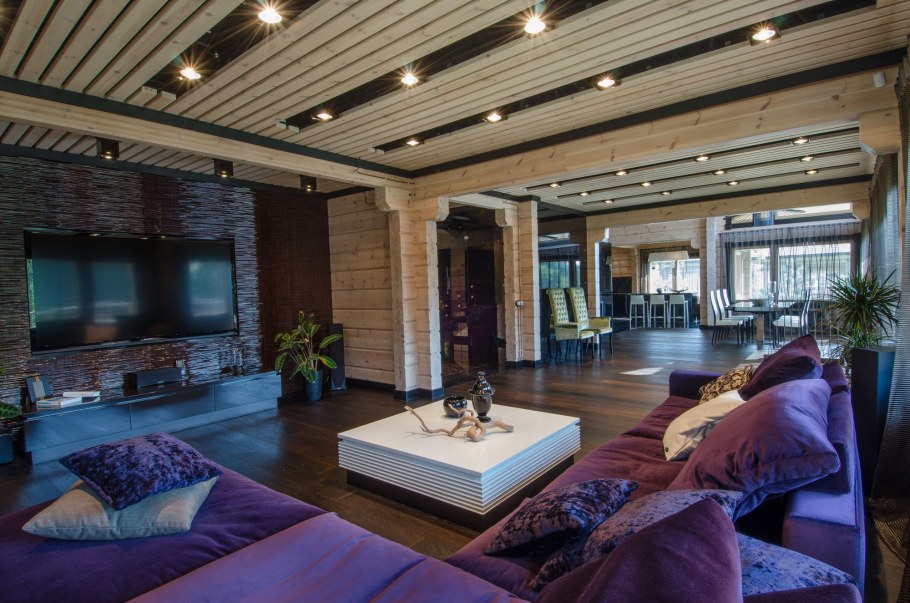 Загородный дом на Медном озере Honka 450м2 кухня