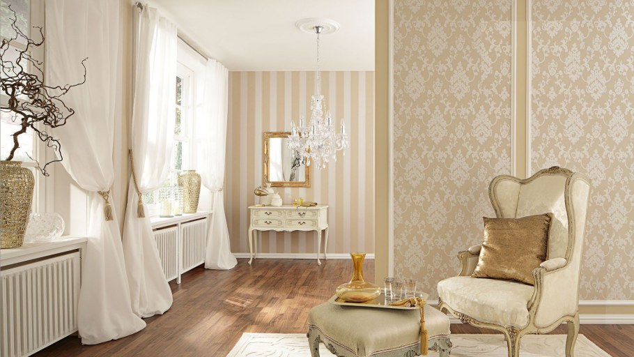 Орнамент Дамаск в интерьере